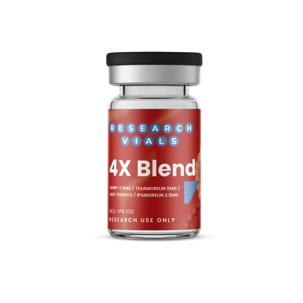 4X Blend GHRP-2 (5mg) / Tesamorelin (5mg) / MGF (500mcg) / Ipamorelin (2.5mg)