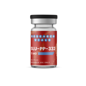 SLU-PP-332 5 mg research vial -- pan-ERR agonist research compound studied in exercise-mimetic and metabolic research.