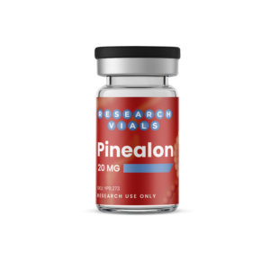 Pinealon 20 mg research vial -- short pineal tripeptide (Glu-Asp-Arg) studied in neuroprotection and cognitive research.