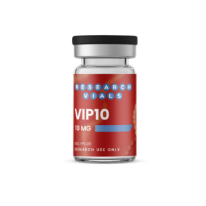 VIP 10 mg research vial -- Vasoactive Intestinal Peptide 28-mer studied in inflammation and circadian research.