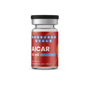 AICAR 50 mg research vial -- AMPK-activator nucleotide analog studied in endurance and metabolic research.